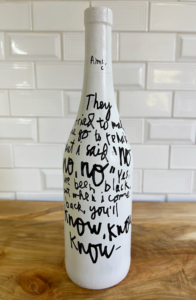 Amy Bottle — back