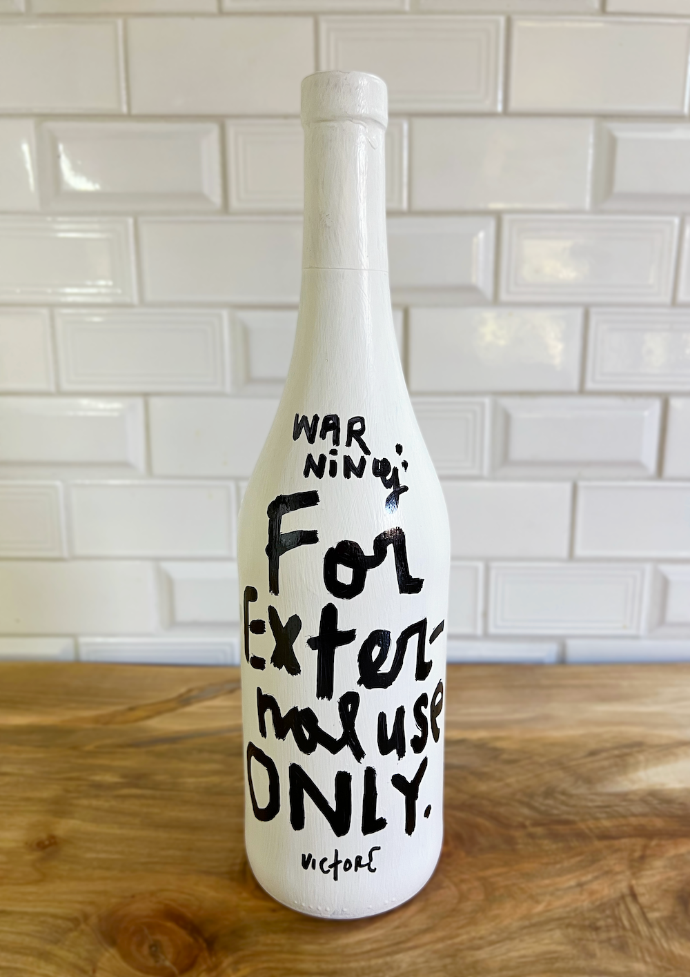 External Use Bottle — front
