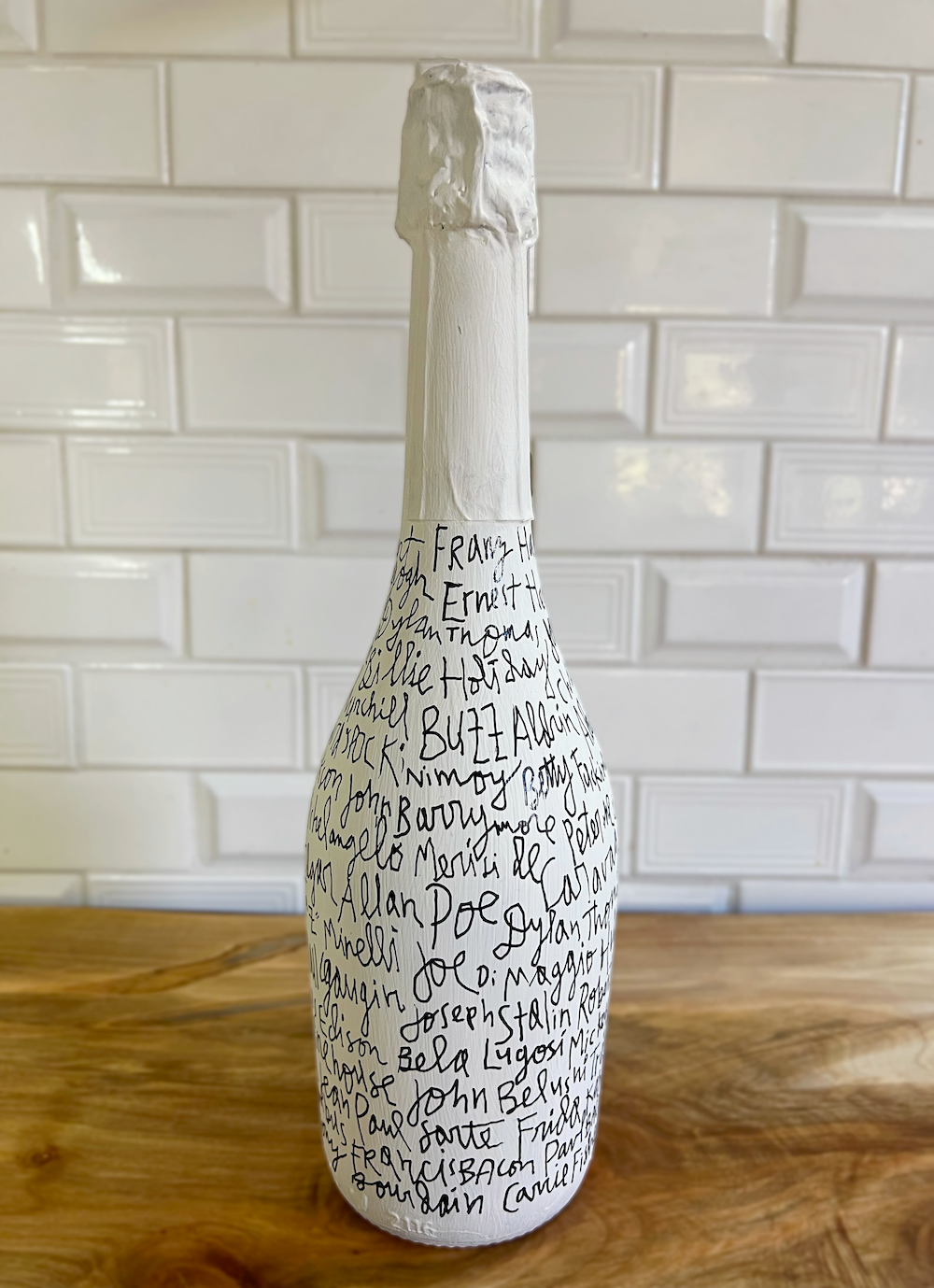 Friends Champagne Bottle — front