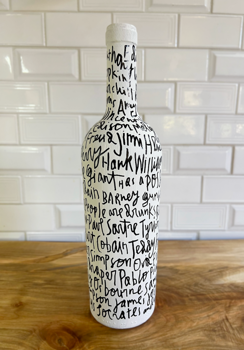 Friends Wine Bottle — front