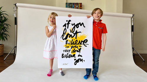 Believe — print