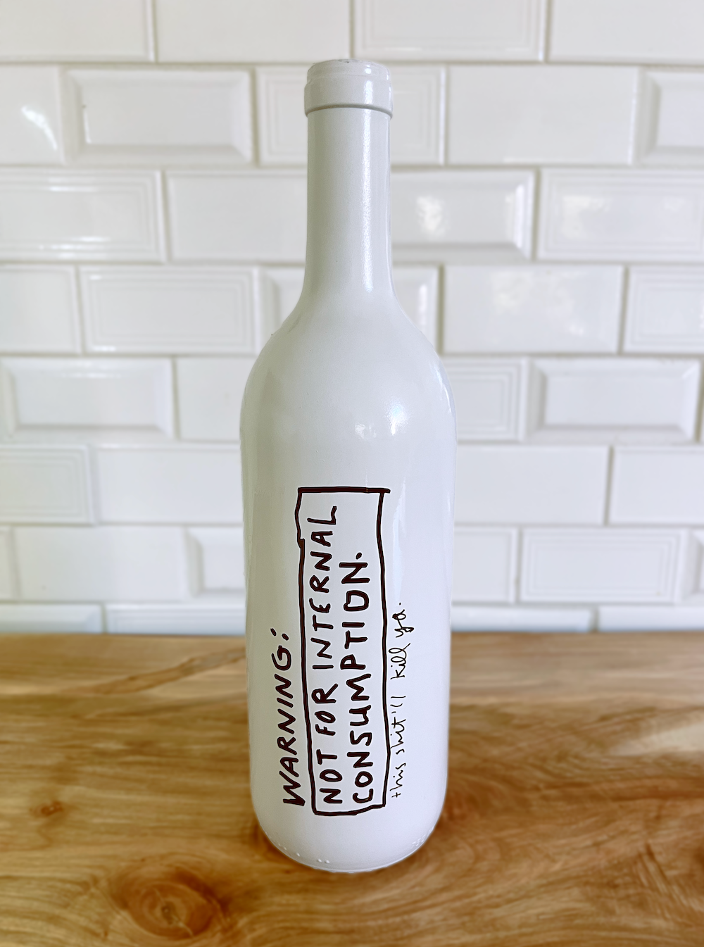 Total Crap Bottle — back