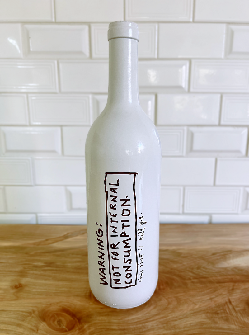 Total Crap Bottle — back