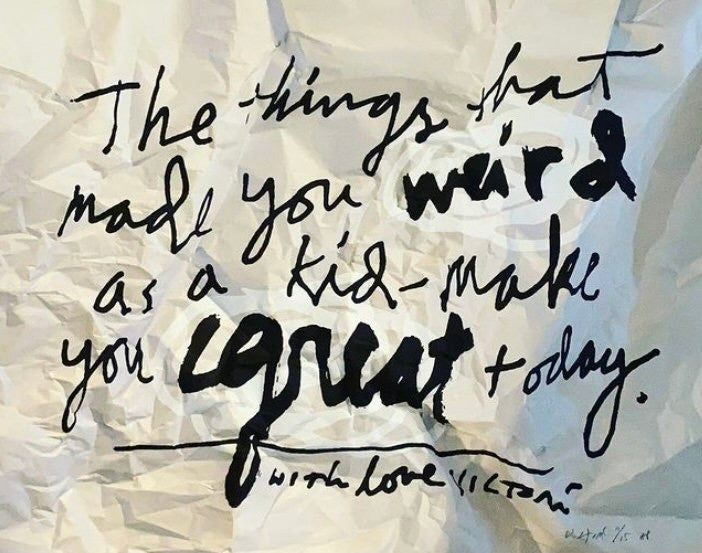 The Things That Made You Weird — print